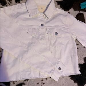 White Denim Jacket